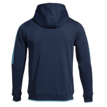 Joma Kapuzenjacke Olimpiada Full-Zip (Fleece-Futter) marineblau/türkis Herren