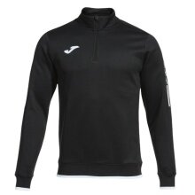 Joma Pullover Olimpiada Sweatshirt (Half-Zip, 100% Polyester) schwarz Herren