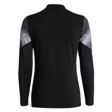 Joma Lauf-Langarmshirt Elite XI (Sweatshirt, Half-Zip) schwarz/anthrazitgrau Damen