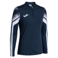 Joma Lauf-Langarmshirt Elite XI (Sweatshirt, Half-Zip) marineblau/weiss Damen