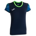 Joma Lauf-Shirt Elite XI (schnelltrocknend, atmungsaktiv) marineblau/fluogrün Damen