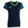 Joma Lauf-Shirt Elite XI (schnelltrocknend, atmungsaktiv) marineblau/fluogrün Damen