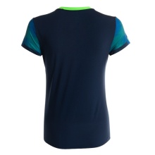 Joma Lauf-Shirt Elite XI (schnelltrocknend, atmungsaktiv) marineblau/fluogrün Damen