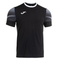 Joma Lauf-Shirt Elite XI (schnelltrocknend, atmungsaktiv) schwarz/anthrazitgrau Herren