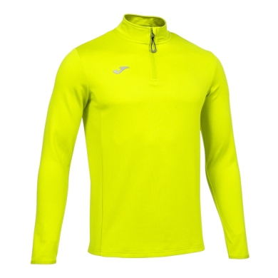 Joma Pullover Running Night Sweatshirt (Half-Zip) gelb Herren