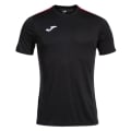 Joma Sport-Tshirt Olimpiada (100% Polyester) schwarz/rot Herren