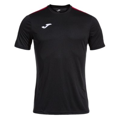 Joma Sport-Tshirt Olimpiada (100% Polyester) schwarz/rot Herren