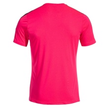 Joma Sport-Tshirt Olimpiada (100% Polyester) fuchsia/schwarz Herren