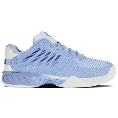 KSwiss Tennisschuhe Hypercourt Express 2 Indoor/Carpet/Teppich weiss/hellblau Damen