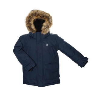 Kamik Winterjacke Parka Aden (wind- und wasserdicht, reflektierend) navyblau Kinder