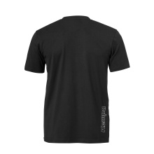 Kempa Sport-Tshirt Core 2.0 Basic (100% Baumwolle) schwarz Herren