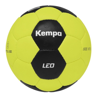 Kempa Handball Leo (strapazierfähiger Trainingsball) gelb/schwarz - 1 Stück