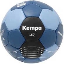 Kempa Handball Leo (strapazierfähiger Trainingsball) blau/schwarz - 1 Stück