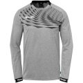 Kempa Sport-Langarmshirt Wave 26 (100% Polyester) grau/anthrazitgrau Herren