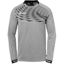 Kempa Sport-Langarmshirt Wave 26 (100% Polyester) grau/anthrazitgrau Herren