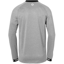 Kempa Sport-Langarmshirt Wave 26 (100% Polyester) grau/anthrazitgrau Herren