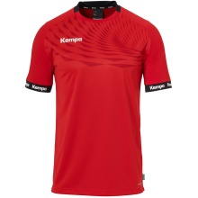 Kempa Sport-Tshirt Wave 26 (100% Polyester) rot/chilirot Kinder