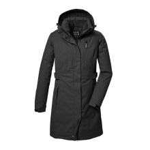 Killtec Winter-Funktionsparka KOW 303 Parka mit Kapuze (atmungsaktiv, winddicht) anthrazitgrau Damen