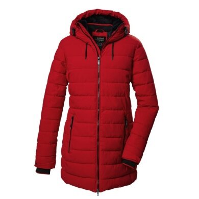 Killtec Winter-Steppparka KOW 55 QLTD Parka mit Kapuze (atmungsaktiv, winddicht, wasserabweisend) rot Damen