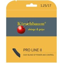 Besaitung mit Tennissaite Kirschbaum Pro Line No II (Haltbarkeit+Kontrolle) schwarz