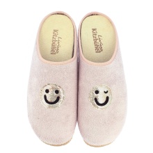 Living Kitzbühel Hausschuhe Pantoffel Frottee Smiley (Baumwolle) pink Damen