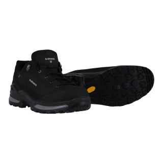 Lowa Wanderschuhe Renegade Low W GTX (All-Terrain, wasserdicht, WEIT) schwarz/graphitgrau Herren