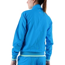 Limited Sports Trainingsjacke Vichy blau Damen