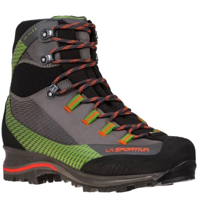 La Sportiva Trekking-Wanderschuhe Trango Trk Leather GTX (Leder, wasserdicht) carbongrau/grün Damen