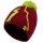 La Sportiva Wintermütze (Beanie) Dorado weinrot/limegrün