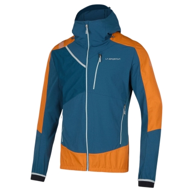 La Sportiva Softshelljacke Aequilibrium Gore-Tex (wasserdicht, winddicht) dunkelblau/orange Herren