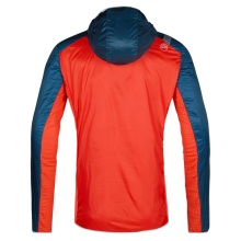 La Sportiva Isolationsjacke Aequilibrium Insulation Hoody (leicht, atmungsaktiv) dunkelblau/rot Herren