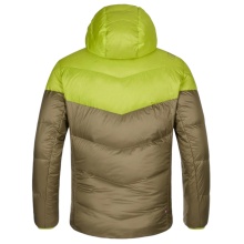 La Sportiva Daunen-Winterjacke Nature Down (Primaloft Isolierung) hellbraun/lime Herren