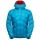 La Sportiva Daunen-Winterjacke Pinnacle Down (leicht, Wärmeisolierung, Skitouring) tropicblau/cherryrot Herren