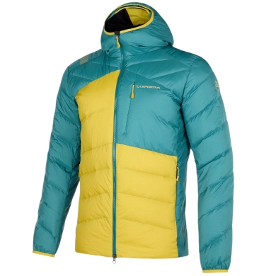 La Sportiva Daunen-Winterjacke Titan Down tealblau/gelb Herren