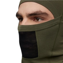 Le Bent Multifunktionstuch (Halswärmer) Midweight Mesh Balaclava dunkelgrün