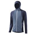 Löffler Hybrid-Wanderjacke Elavent Hooded Light (atmungsaktiv, winddicht, wasserabweisend) blau Herren