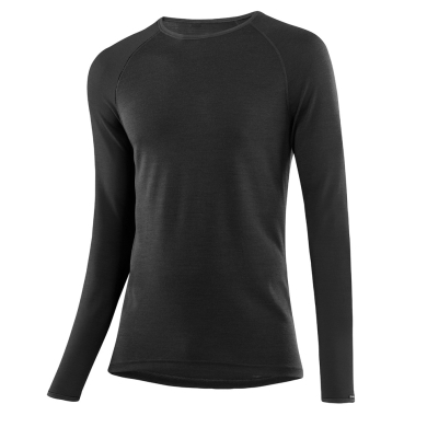 Löffler Funktionsunterwäsche Langarmshirt Transtex Merino (wärmeisolierung) schwarz Herren