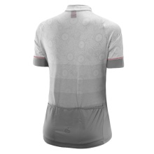 Löffler Fahrrad-Shirt Bike Jersey HZ Components (Half-Zip, leicht, schnelltrocknend) stonegrau Damen