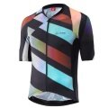 Löffler Fahrrad-Shirt Bike Jersey Statement (Full-Zip, leicht, schnelltrocknend) bunt/schwarz Herren