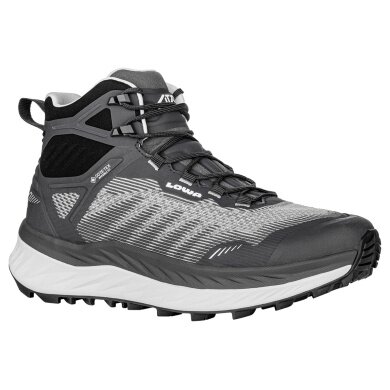 Lowa Trail-Laufschuhe Fortux GTX QC (Speed-Hiking, wasserdicht) schwarz/weiss Damen