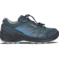 Lowa Wanderschuhe Zirrox Low GTX (Multifunktion, wasserdicht) stahlblau/rose Kleinkinder