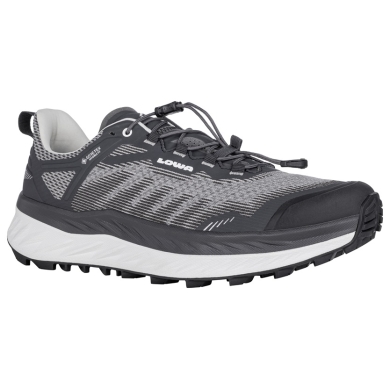 Lowa Trail-Laufschuhe Fortux GTX (Synthetik, Leichtigkeit, wasserdicht) schwarz/weiss Herren