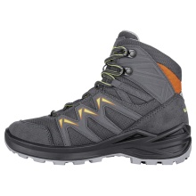 Lowa Wander-Travelschuhe Innox Pro MID GTX Junior (Synthetik/Textil, wasserdicht) graphitegrau/avocado Kleinkinder