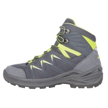 Lowa Wander-Travelschuhe Innox Pro MID GTX Junior (Synthetik/Textil, wasserdicht) stahlblau/limone Kleinkinder