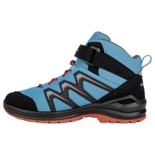 Lowa Wanderschuhe Maddox Mid GTX Junior (Textil/Synthetik, wasserdicht) blau/orange Kinder