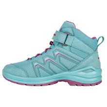 Lowa Wanderschuhe Maddox Mid GTX Junior (Textil/Synthetik, wasserdicht) baltikblau/fuchsia Kinder