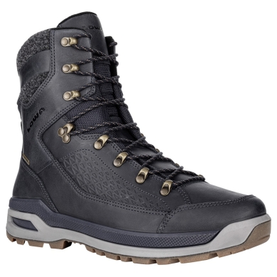 Lowa Wanderschuhe Renegade Evo Ice GTX (Winter, Glattleder, wasserdicht) 2024 navyblau/dunkelgrau Herren