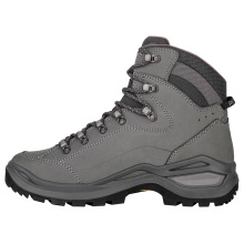 Lowa Wanderschuhe Renegade Evo Mid GTX (All-Terrain, Nubukleder, wasserdicht) graphitegrau/rosa Damen