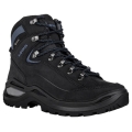 Lowa Wanderschuhe Renegade Evo Mid GTX (All-Terrain, Nubukleder, wasserdicht) schwarz/blau Damen