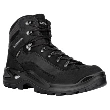 Lowa Wanderschuhe Renegade Mid GTX (All-Terrain, Nubukleder, wasserdicht) 2024 tiefschwarz Herren